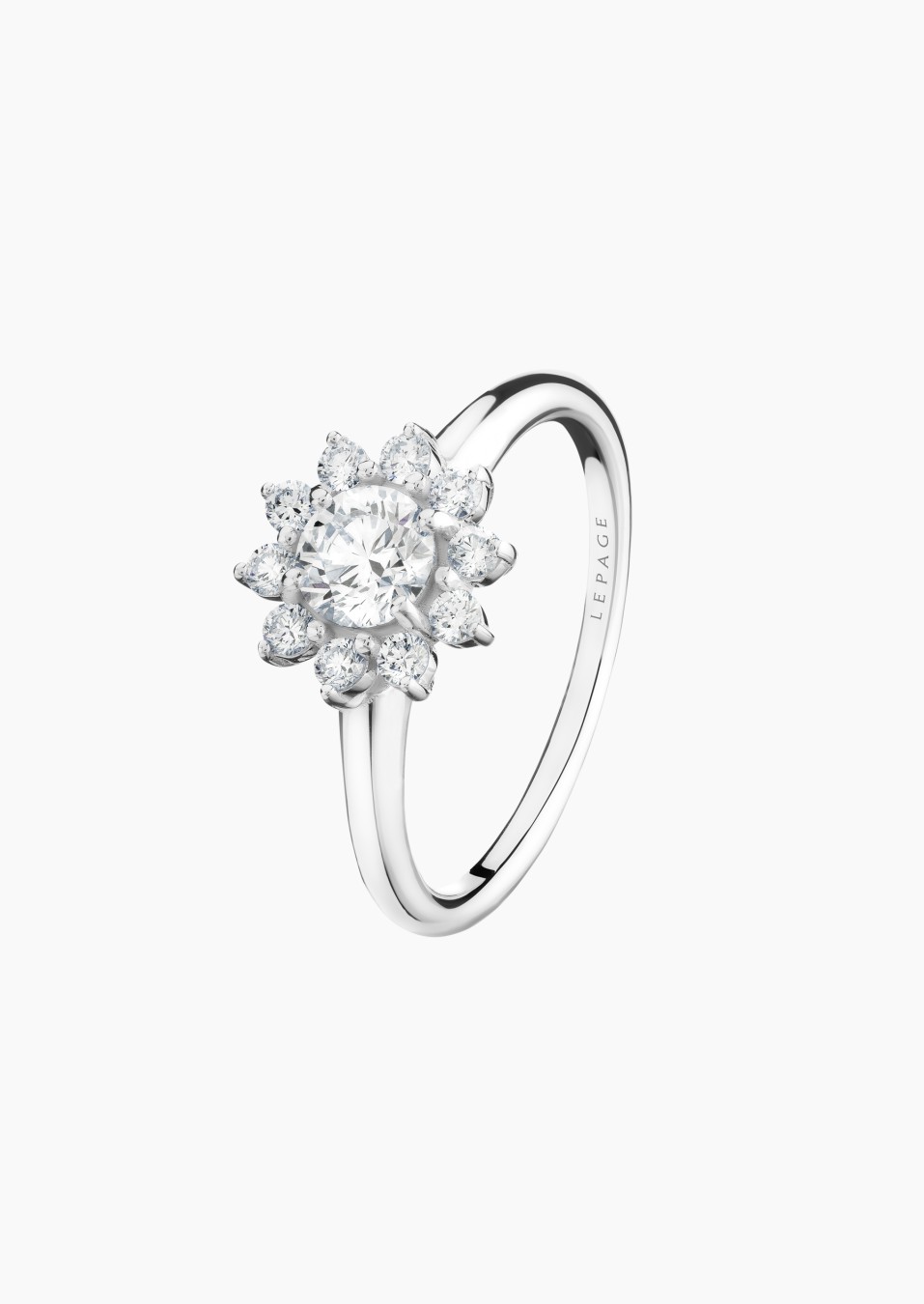 Bague Marguerite en or et diamants / Lepage