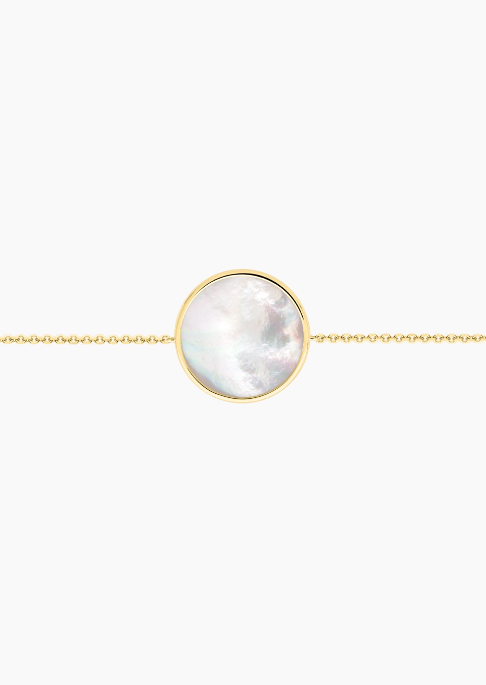 Bracelet Colette Lune en or et nacre blanche / Lepage