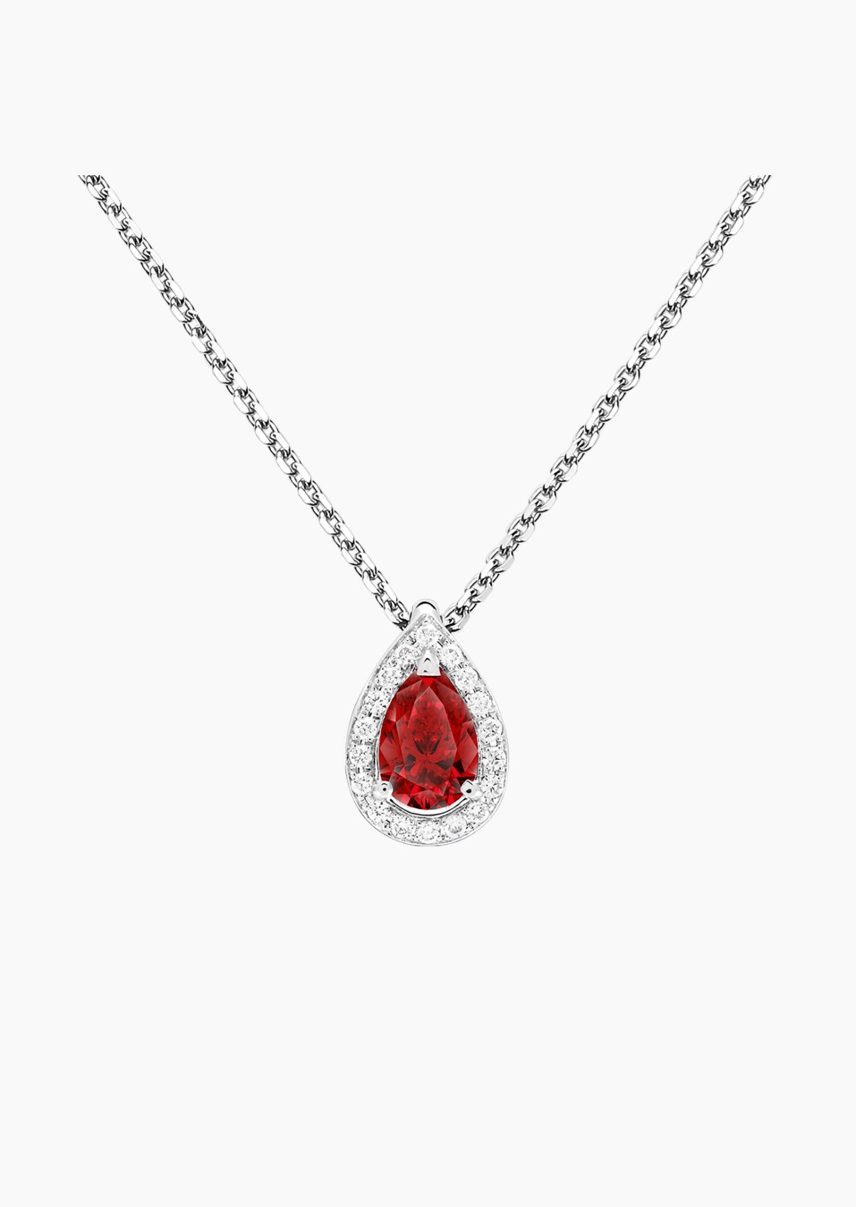 Collier Marceau en or, rubis et diamants / Lepage