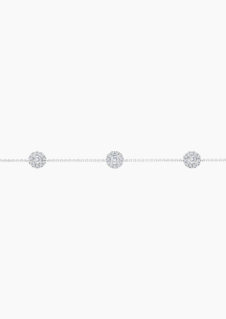 Bracelet Victoria en or blanc et diamants / Lepage