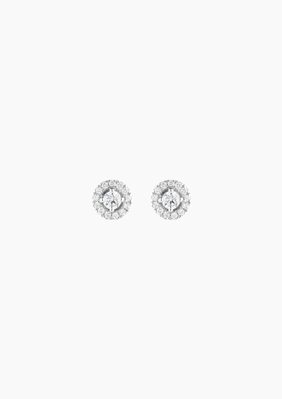 Boucles d'oreilles Victoria en or et diamants / Lepage